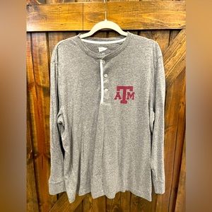 NWOT - Texas A&M - Lauren James long sleeve button tee - XXL